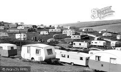 Newhaven, a Caravan Site c1960