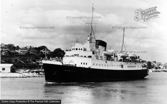 Photo of Newhaven, Cross Channel Steamer S.S.Brighton c.1960