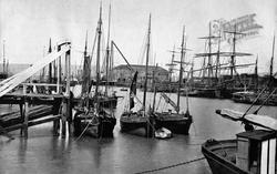 In The Harbour c.1895, Newhaven