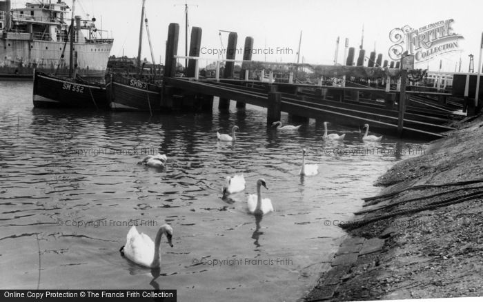 Photo of Newhaven, Swans c.1960