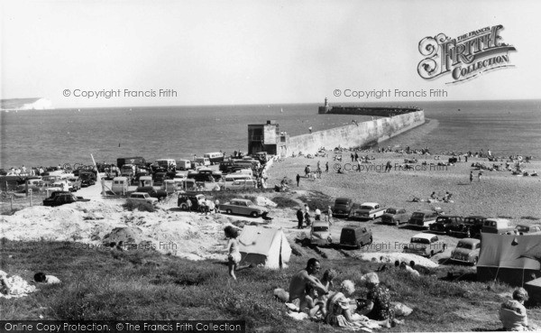 Photo of Newhaven, The Breakwater c.1965