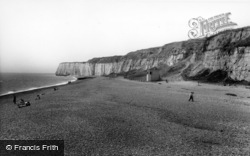 The Cliffs From Breakwater c.1960, Newhaven