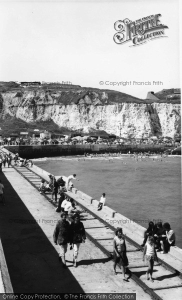 Photo of Newhaven, The Cliffs From The Breakwater c.1965