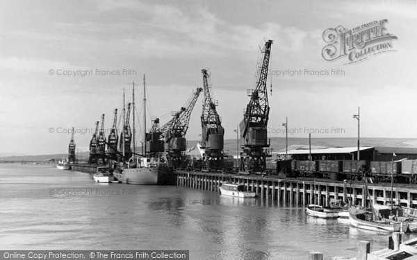 Photo of Newhaven, The Harbour c.1950