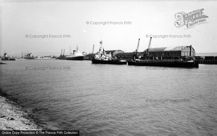 Photo of Newhaven, The Harbour c.1960