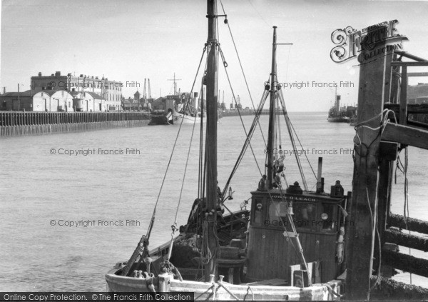 Photo of Newhaven, The Harbour From The Jetties c.1950