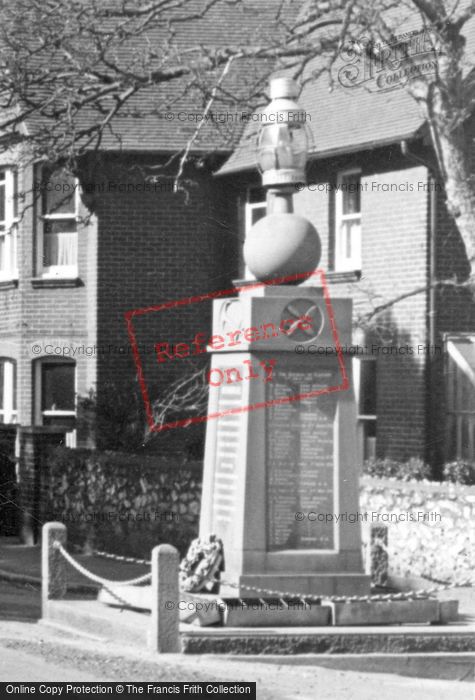 Photo of Newhaven, War Memorial c.1950