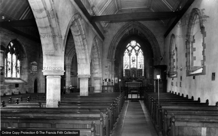 Photo of Newick, St Mary's Church Nave c.1965