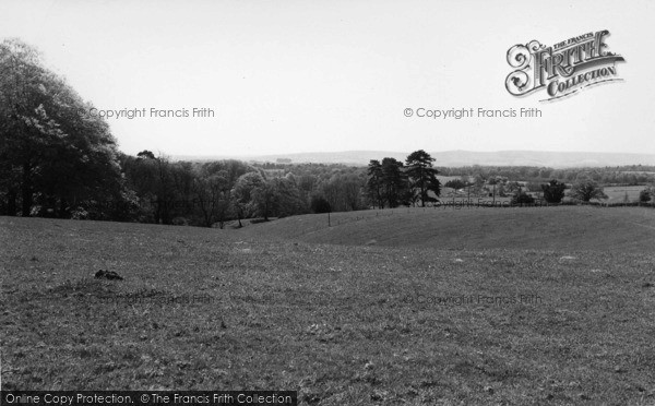 Photo of Newick, The South Downs From Font Hill c.1960