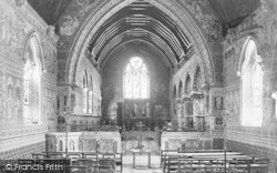 St Leonard's Chapel Interior c.1890, Newland