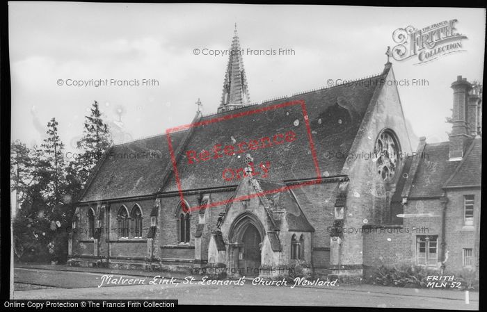 Photo of Newland, St Leonard's Church c.1955