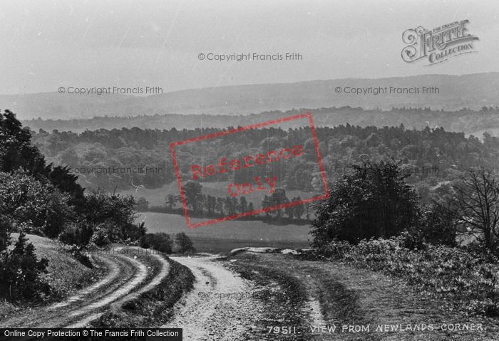 Photo of Newlands Corner, General View 1927
