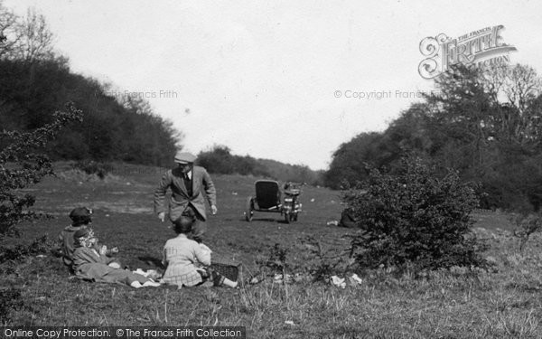 Photo of Newlands Corner, Picnic On The Downs 1922