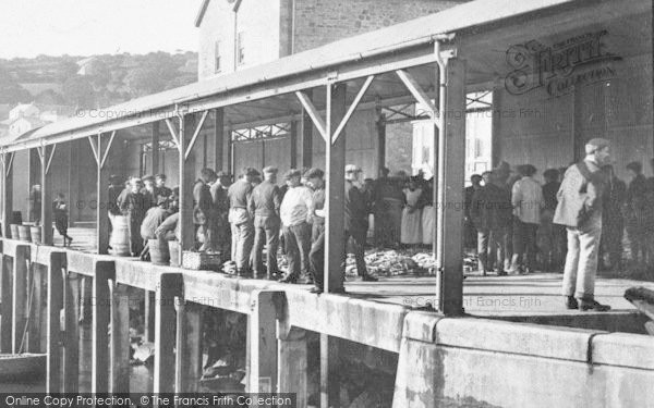 Photo of Newlyn, Fish Market 1908