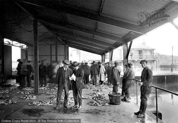 Photo of Newlyn, Fish Market 1920