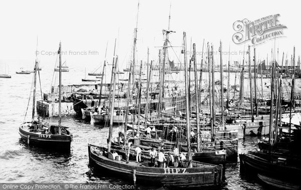 Photo of Newlyn, Fishing Boats 1890
