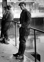 Man At Fish Market 1920, Newlyn