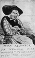 Sketch Of Mary Kelynack Who Walked To London In 1851, Newlyn