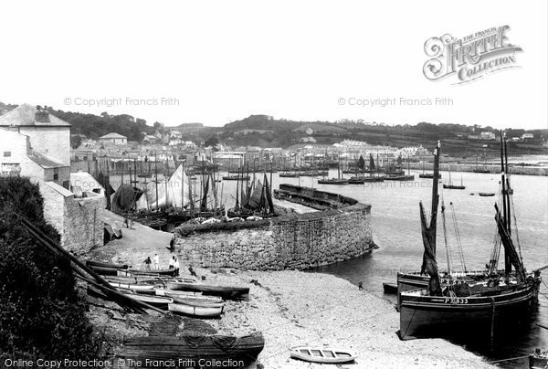 Photo of Newlyn, The Harbour 1895