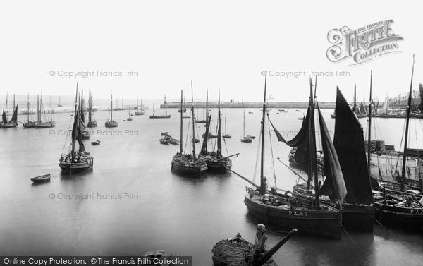 Photo of Newlyn, The Harbour 1895