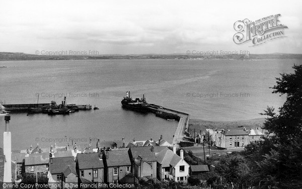 Photo of Newlyn, The Harbour And Mounts Bay c.1955