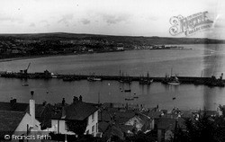 The Harbour And Penzance c.1955, Newlyn