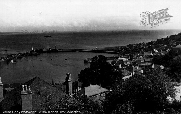 Photo of Newlyn, The Harbour c.1955