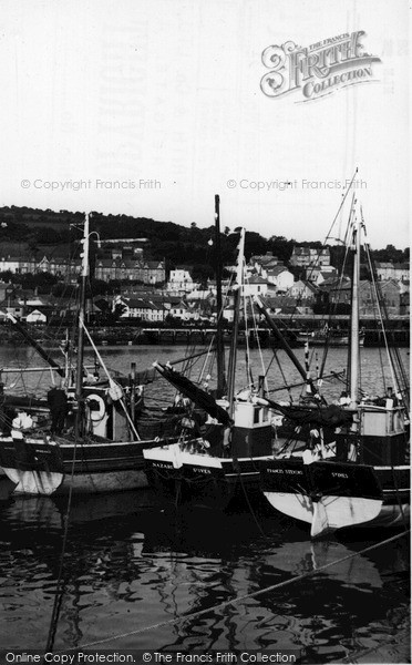 Photo of Newlyn, The Harbour c.1955