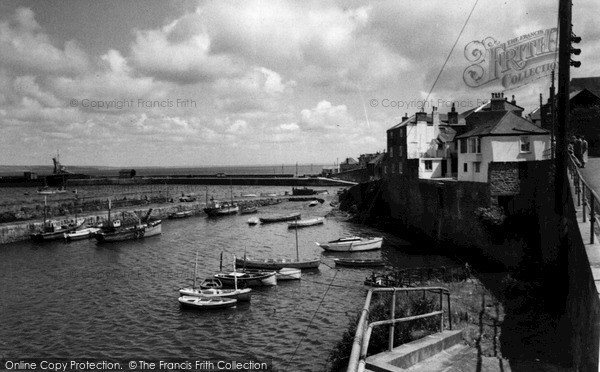 Photo of Newlyn, The Harbour c.1955