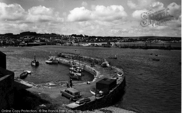 Photo of Newlyn, The Harbour c.1955
