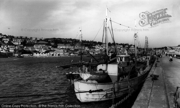 Photo of Newlyn, The Harbour c.1960