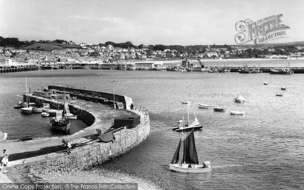 Photo of Newlyn, The Harbour c.1960