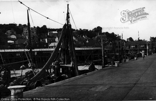 Photo of Newlyn, The Quay c.1955