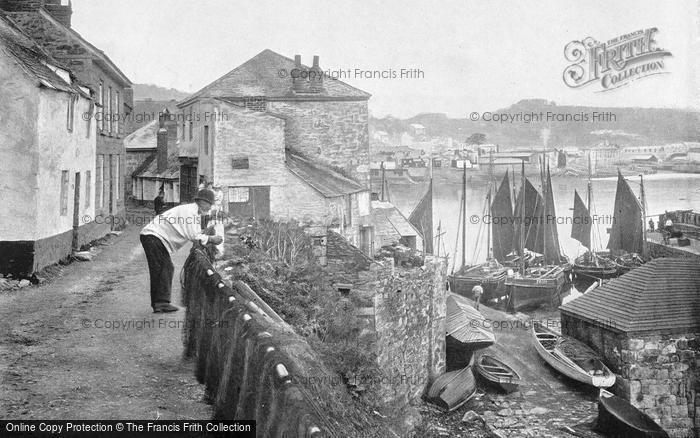 Photo of Newlyn, The Village And Harbour c.1895