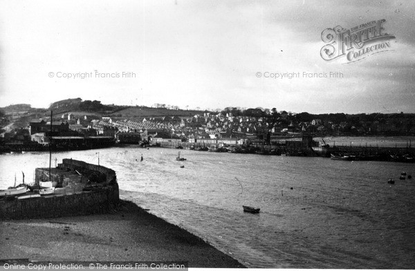 Photo of Newlyn, Town From West c.1955