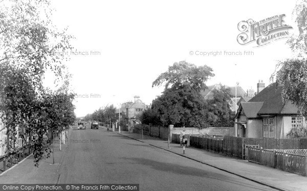 Photo of Newmarket, Exning Road and Hospital c1955