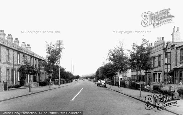 Photo of Newmarket, Exning Road c.1955