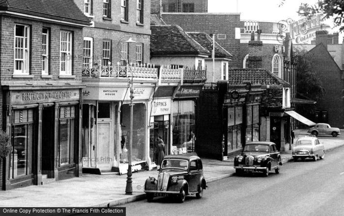 Photo of Newmarket, High Street Shops c.1955