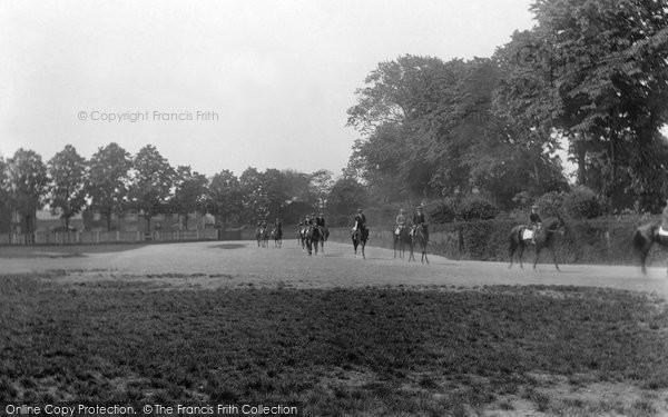 Photo of Newmarket, Horses At Exercise 1922