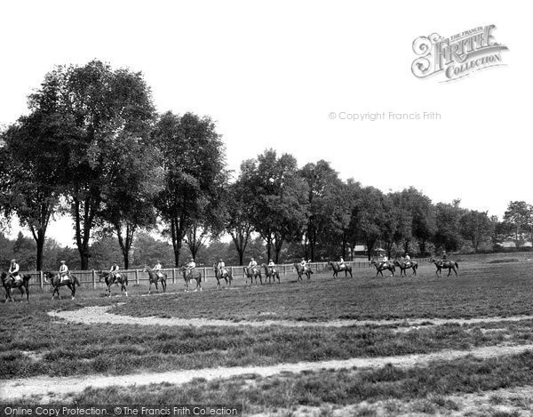 Photo of Newmarket, Horses At Exercise 1922