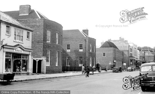 Photo of Newmarket, Jockey Club And The Post Office c.1955