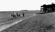 Racehorses Exercising, Bury-Side c.1960, Newmarket
