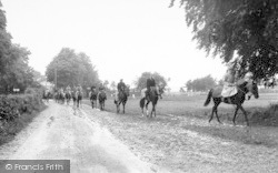 Racehorses Exercising c.1955, Newmarket