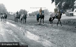 Racehorses Exercising c.1955, Newmarket