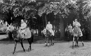 Newmarket, Racehorses Exercising c1955