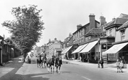 Racehorses In The High Street 1929, Newmarket