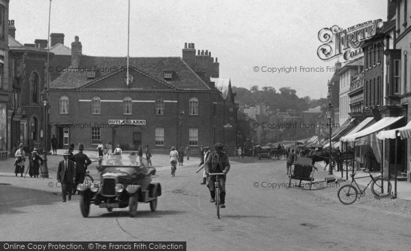 Photo of Newmarket, Rutland Arms, High Street 1922