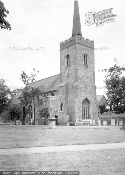Photo of Newmarket, St Mary's Church c.1960