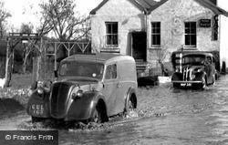 Driving Through The Flood c.1950, Newnham
