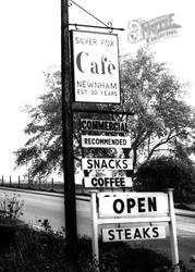 Silver Fox Cafe Signs c.1965, Newnham